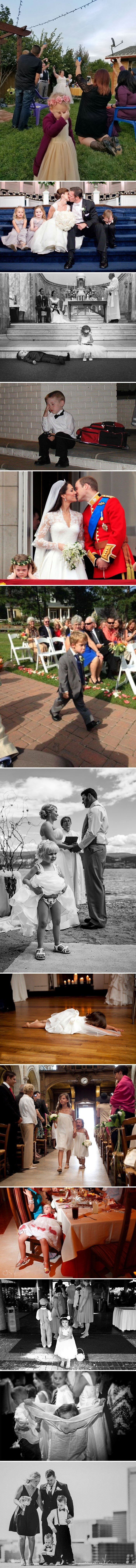 Otkud vam ideja da djeca vole vjenčanja? Evo 13 najsmješnijih slika koje dokazuju suprotno!