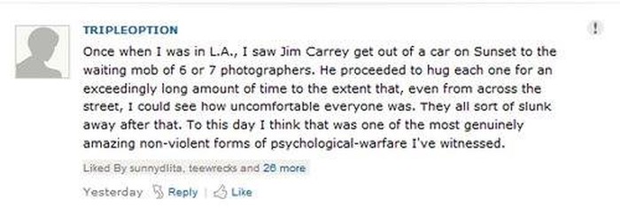 Jim Carrey paparazzima udijelio nevjerojatnu životnu lekciju