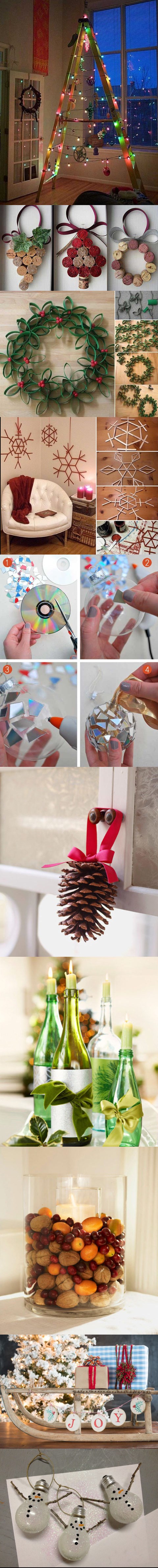 Božićni ukrasi koje možete napraviti kod kuće