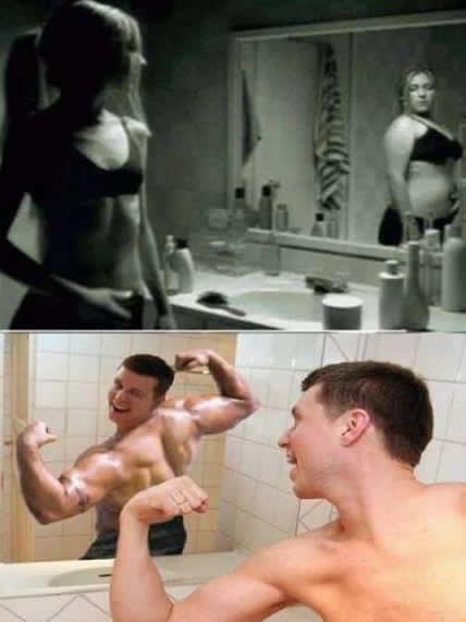 Kako se u ogledalu vide žene, a kako muškarci?