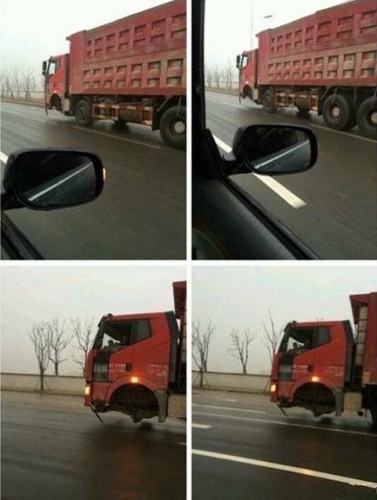 Pijani Transformer zaboravio prednje kotače?