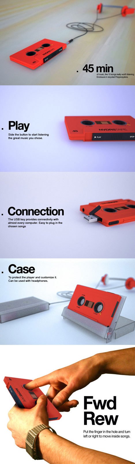 Za nostalgične: MP3 player u obliku audio kazete