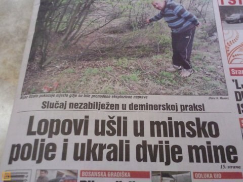 U Hrvatistanu se kradu čak i mine?