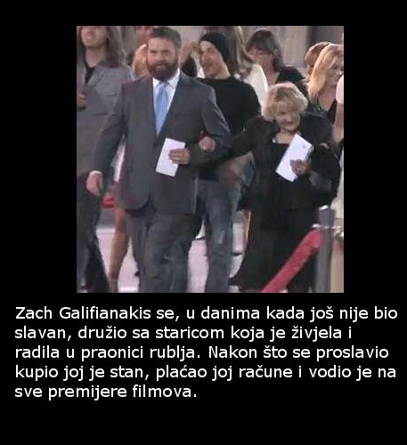 Genijalni Zach Galifianakis- nakon ovoga voljet ćete ga još više