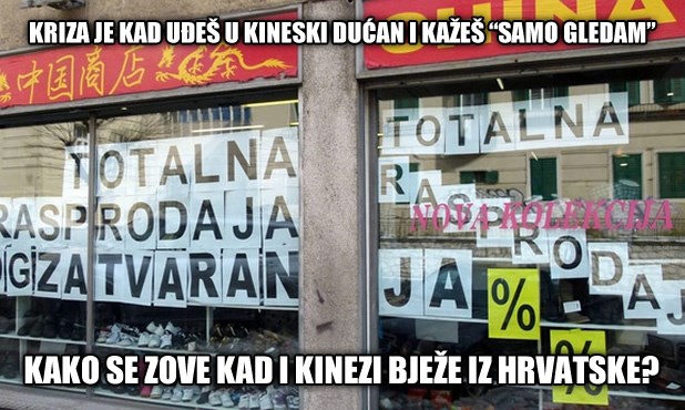 Kad i Kinezi bježe iz Hrvatske, jasno ti je koliko je sati
