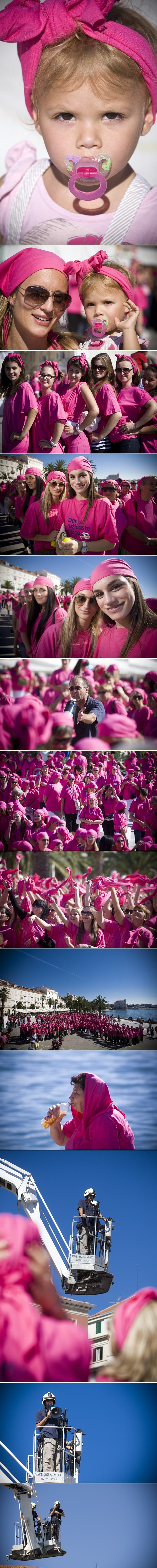 Ružičasta milenijska fotografija iz Splita