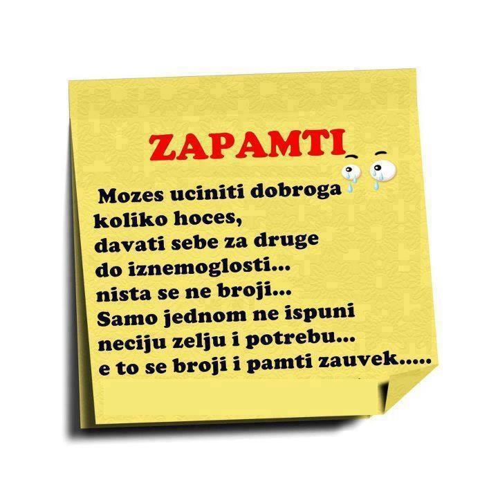 Nedjeljna mudrost za zaboravne