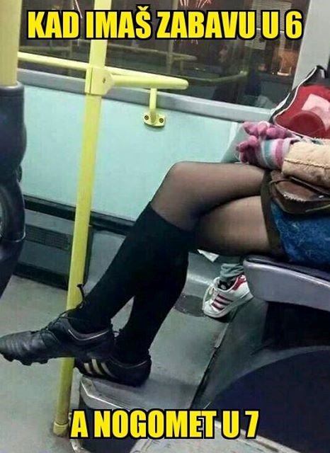 Čudna kombinacija: Ono kada zabavu imaš u 6, a nogomet u 7