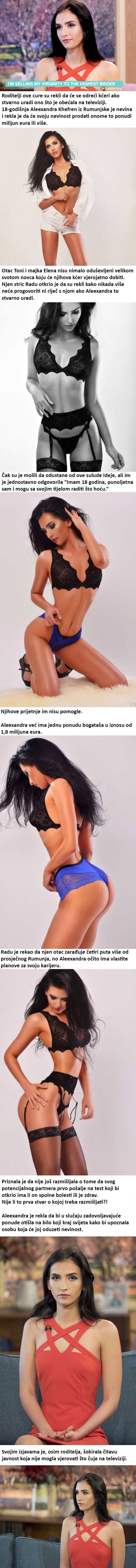 Rumunjka šokirala roditelje i javnost: Odlučila se prodati za milijun eura!