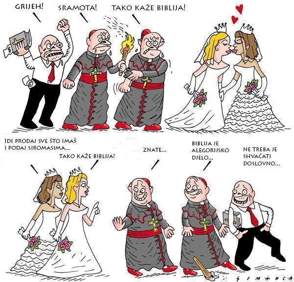 Tako kaže Biblija: Licemjerje na kvadrat