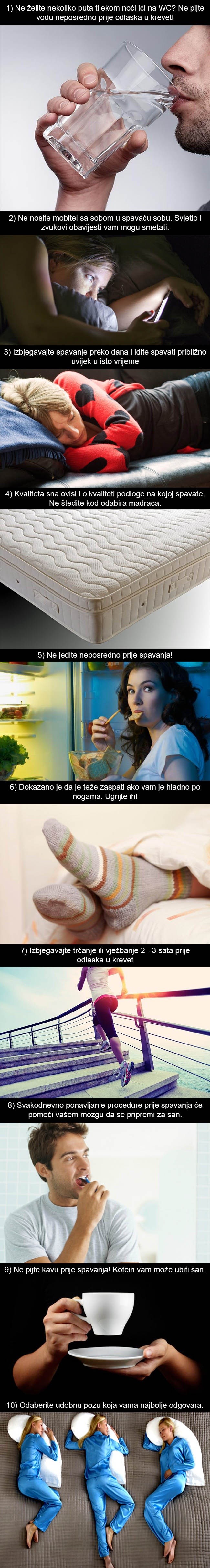 10 savjeta za kvalitetniji san