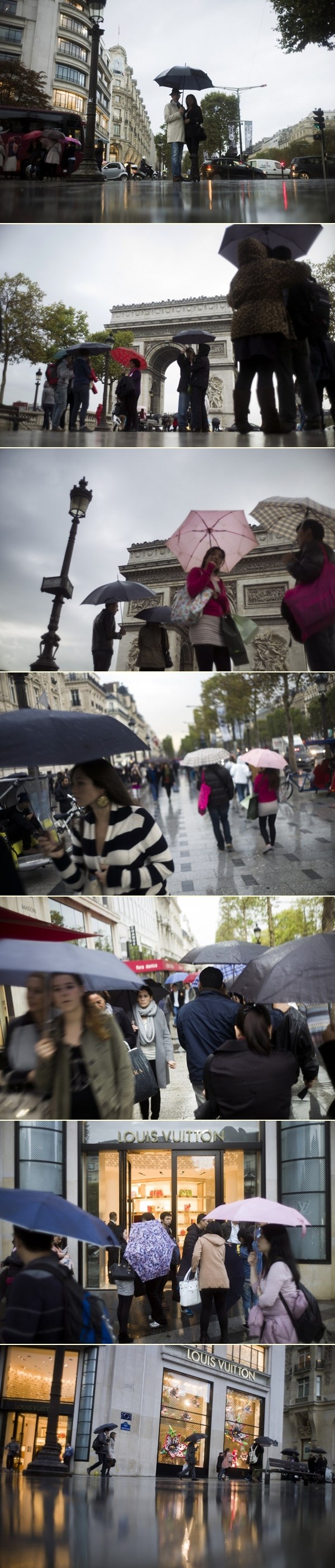 Romantične kišne pariške ulice...