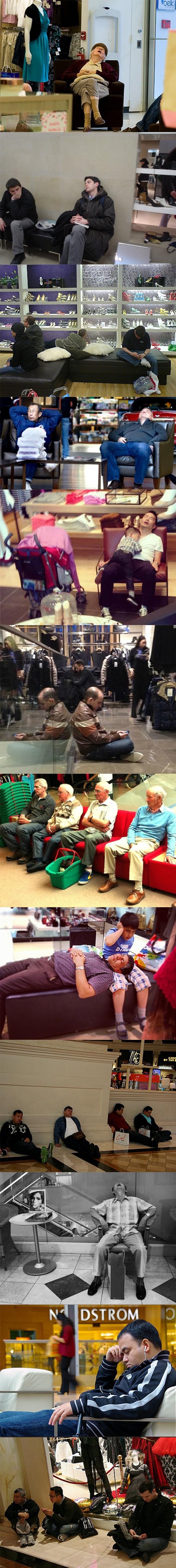 Muškarci prisiljeni na shopping