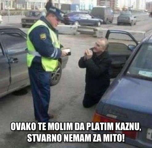 Plaćaju kazne jer nemaju za mito