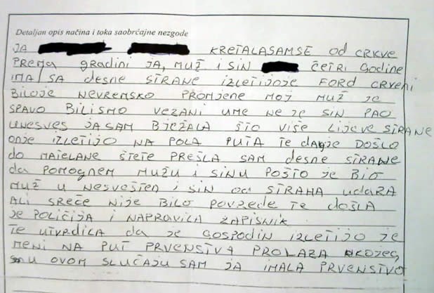 Vozačica opisala prometnu: Bogu dragom nije jasno tko koga