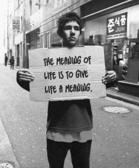 Smisao života je dati životu smisla
