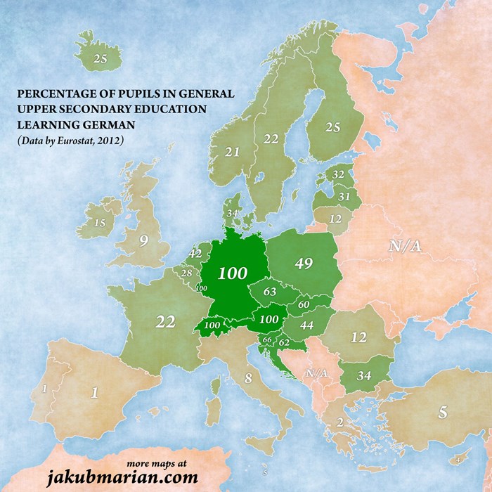 Tko u Europi najviše uči njemački? Rezultat će vas iznenaditi!