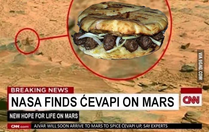 Ćevapi na Marsu, svijet čeka ajvar!
