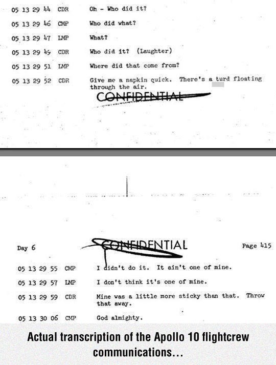 Posada Apolla 10 hvatala drekec po kabini