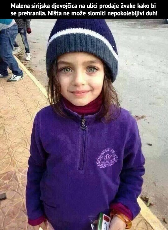 Sirijska djevojčica pokazala što znači ne predati se!
