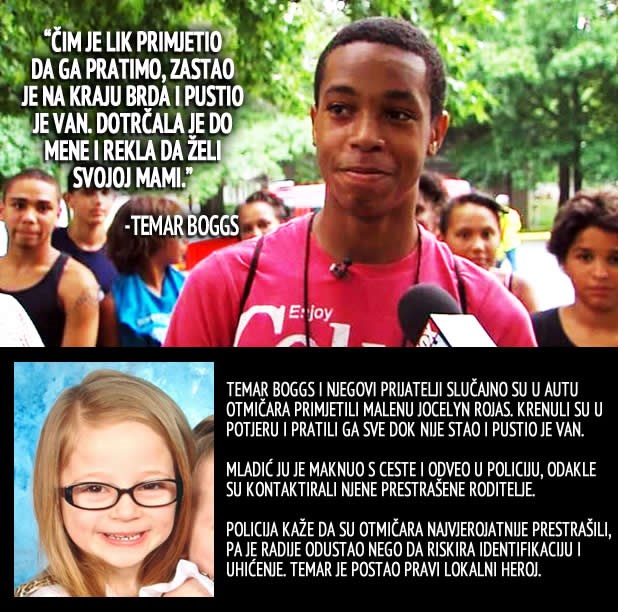 Možeš promijeniti svijet: Mladić spasio otetu djevojčicu