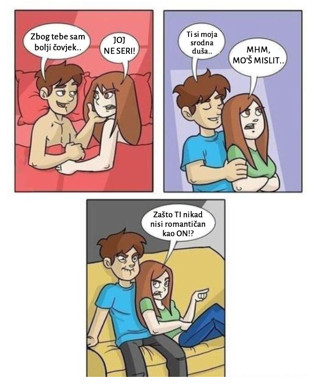 Dečko ti nije romantičan? Možda ga samo ne slušaš!