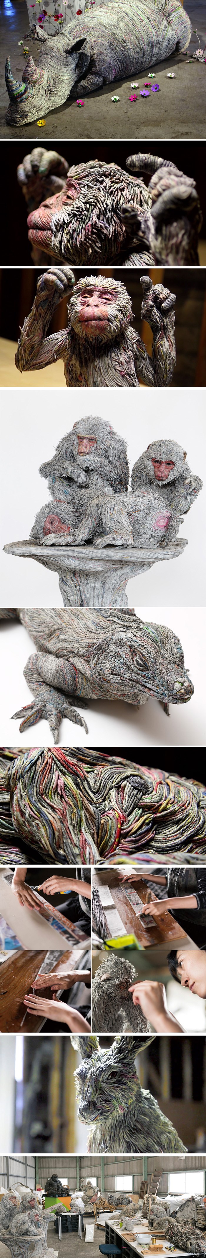 Umjetnost od novinskog papira