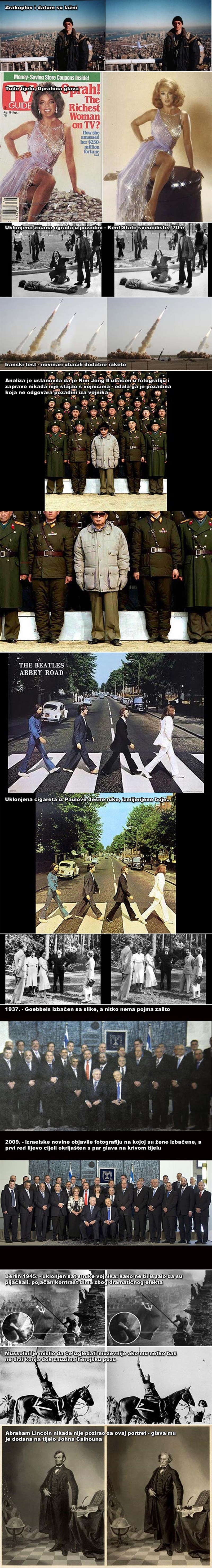 Photoshop prevare slavnih fotografija