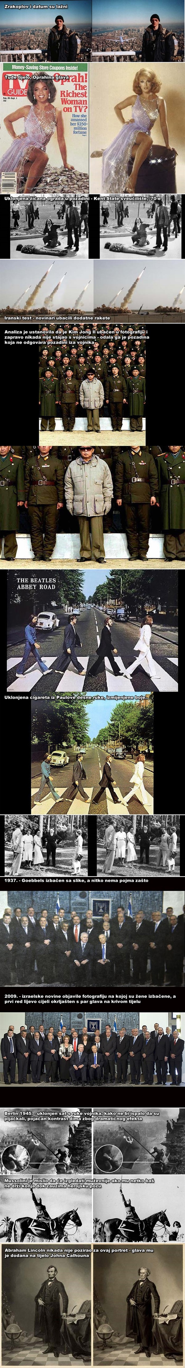Photoshop prevare slavnih fotografija