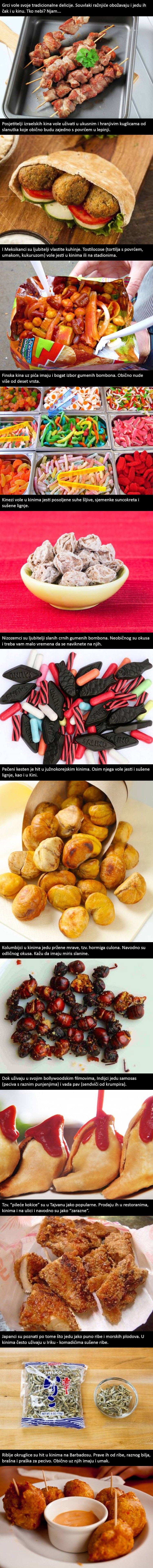 Nisu svi ljubitelji kokica, pogledajte što posjetitelji kina jedu u drugim dijelovima svijeta!