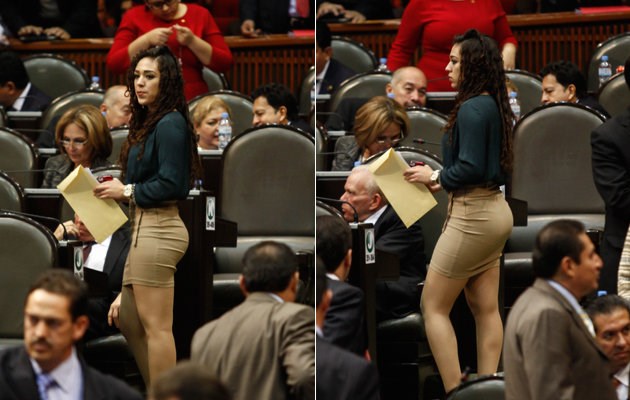 Seksi meksička političarka sa savršenim nogama