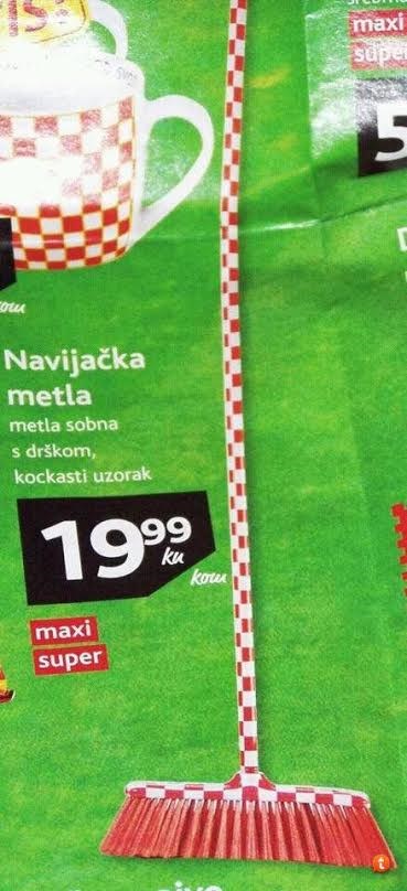Ništa ne urla "Volim Hrvatsku" kao navijačka metla