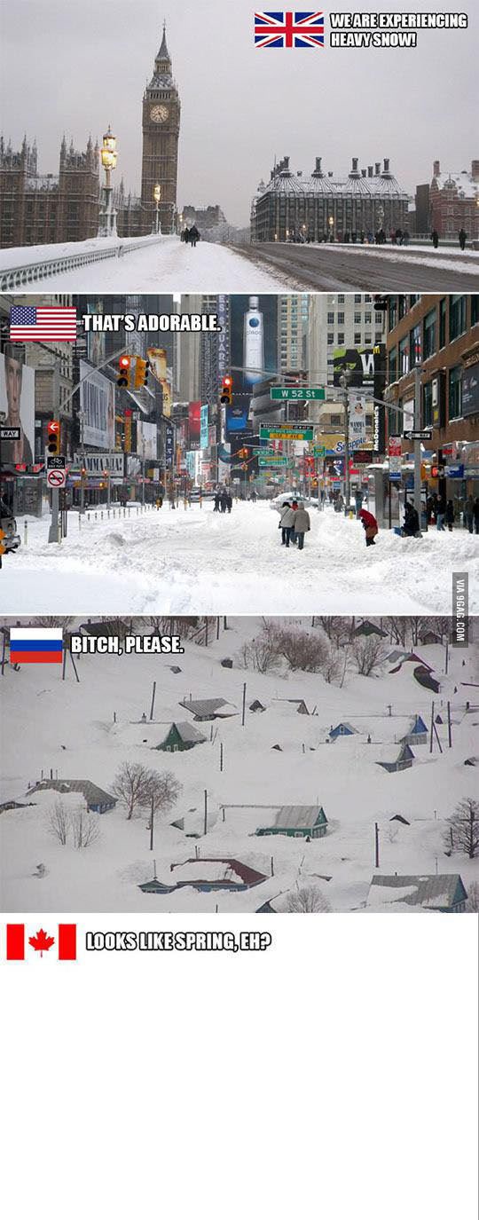 Tko kuka oko snijega, široka mu Kanada!