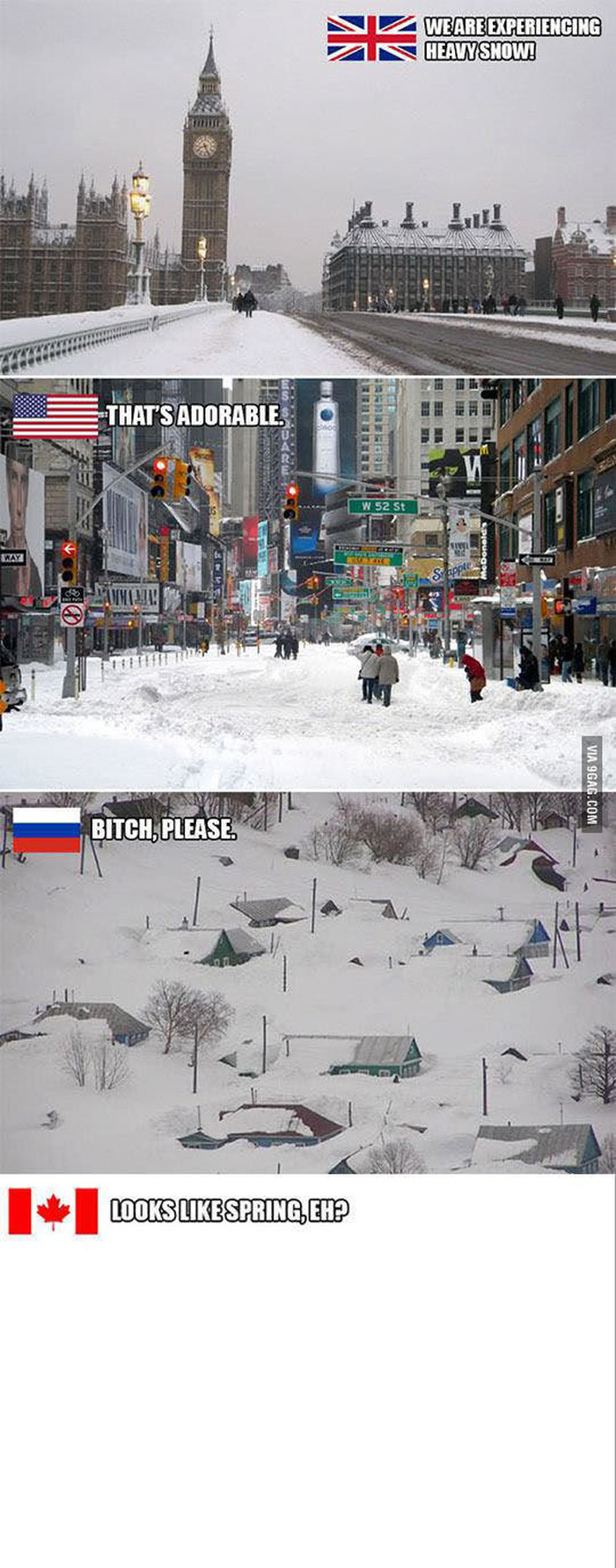 Tko kuka oko snijega, široka mu Kanada!