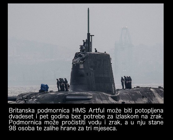 Zanimljivost o britanskoj podmornici HMS Artful