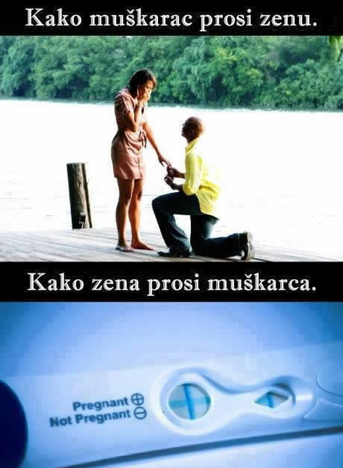 Kako žena prosi muškarca?