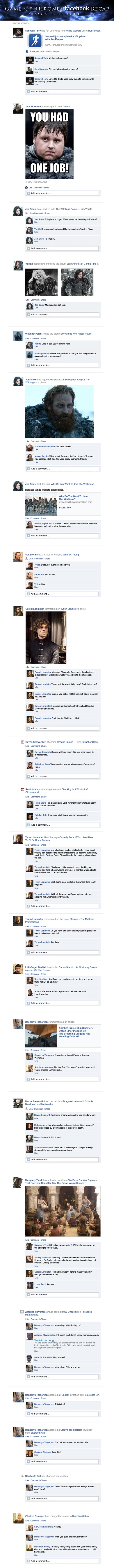 "Igra prijestolja" - Facebook izdanje