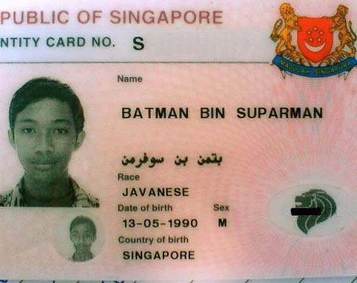 Najluđe ime na svijetu, on je Batman i Superman
