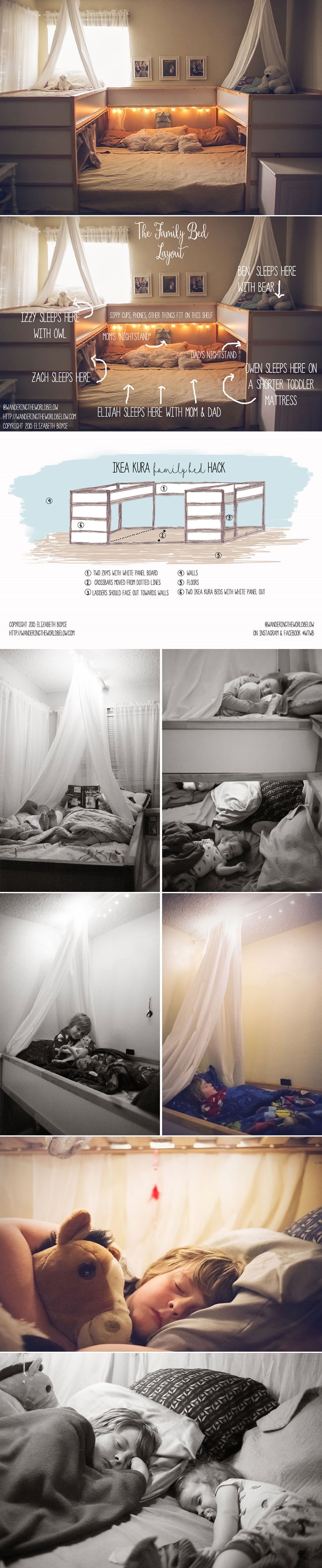 GALERIJA: Očajnički je trebala rješenje pa je sama napravila ''obiteljski'' krevet