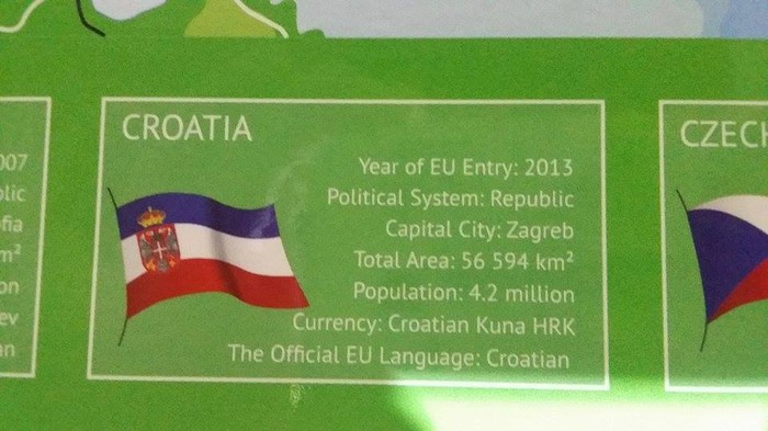 Stranci ponovno ne znaju kako izgleda hrvatska zastava