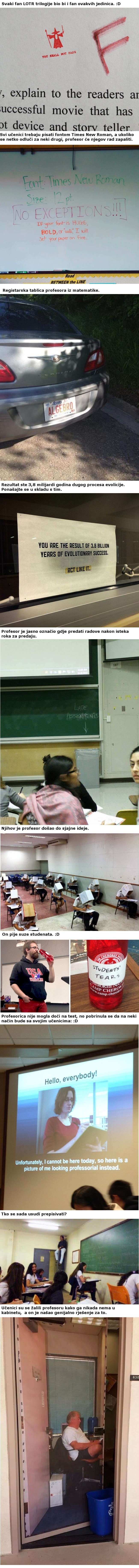 Duhoviti profesori čije sate nikada ne biste propuštali