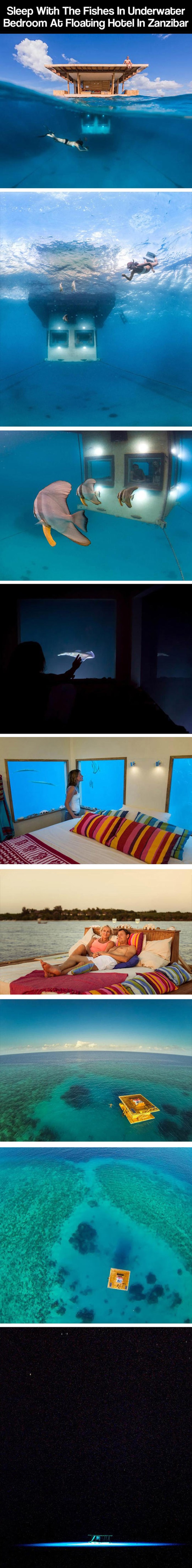 Romantični plutajući hotel s podvodnom sobom