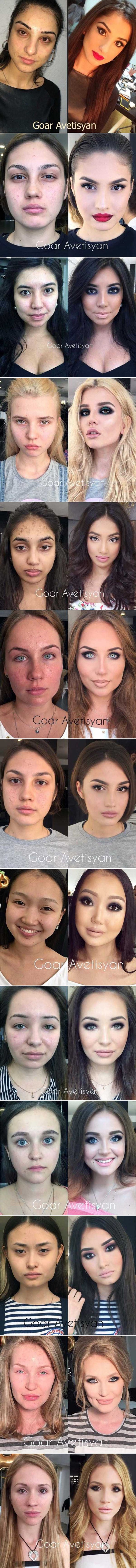 Može li šminka drastično promijeniti žensko lice? Pogledajte 13 primjera