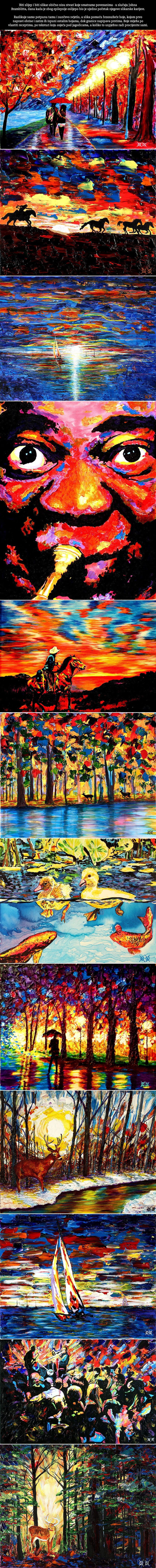 Galerija: Oslijepio, pa postao slikar - kako vam se sviđaju radovi?