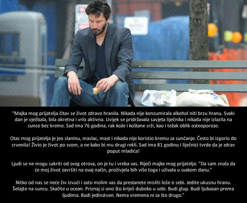 Keanu Reeves potresao svijet moćnom porukom