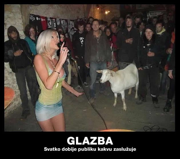 E ovo se zove "raznovrsna publika"