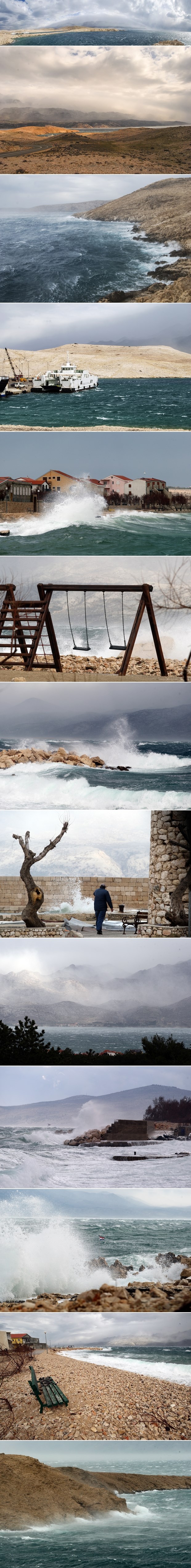 Bura opet uzburkala more