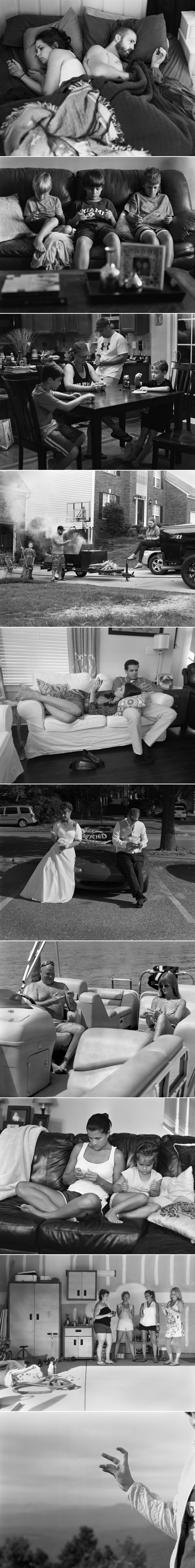 GALERIJA: S fotografija uklonio mobitele i pokazao koliko smo ovisni