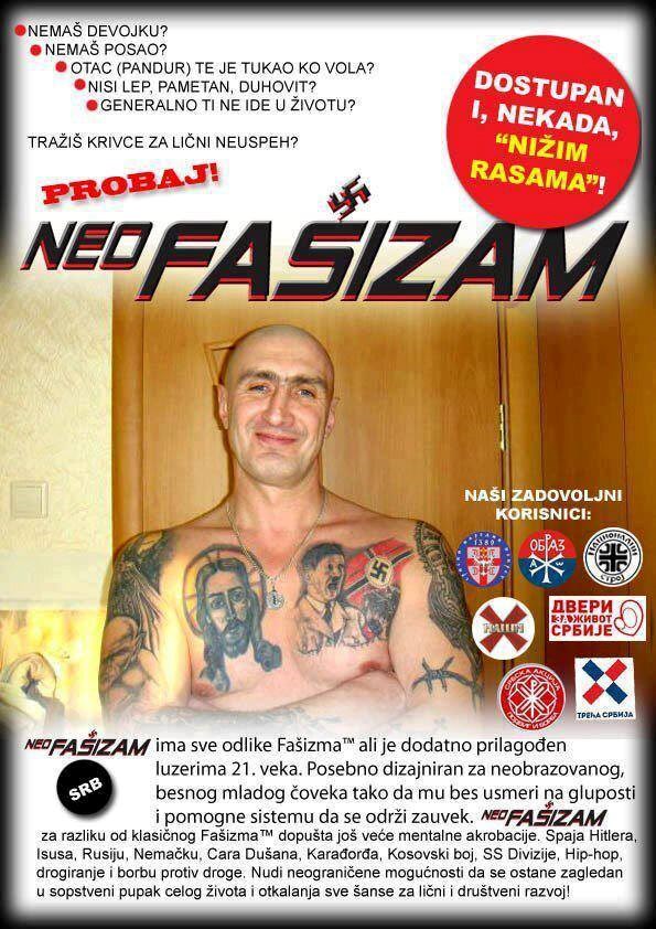 Postani NeoFašist! Izliječi komplekse i budi đubre do kraja!