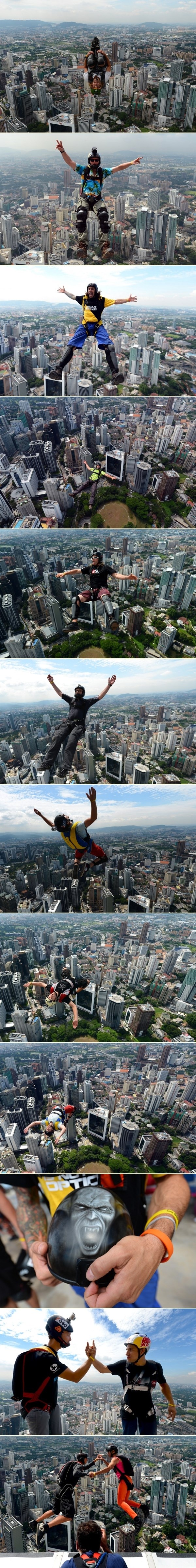Najbolji basejumperi uživali u skokovima s 421 metra